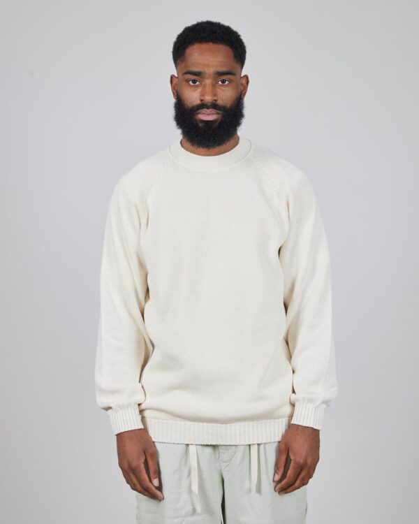Seuvas Cotton Raglan Sweater - Natural