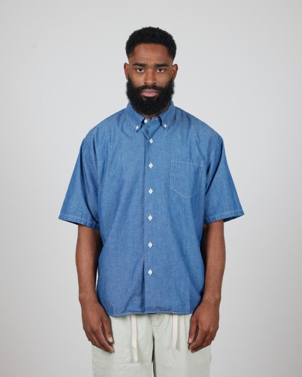 Seuvas Cotton x Linen BD Shirt - Indigo