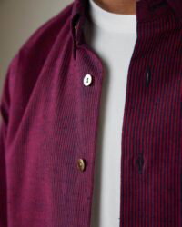 Seuvas Kasuri BD Shirt - Red
