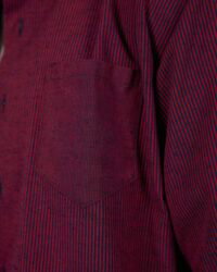 Seuvas Kasuri BD Shirt - Red