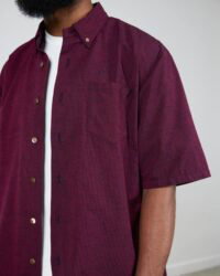 Seuvas Kasuri BD Shirt - Red