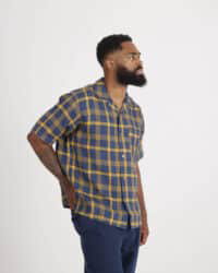 Seuvas Linen Open Collar Shirt
