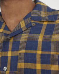 Seuvas Linen Open Collar Shirt
