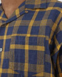 Seuvas Linen Open Collar Shirt
