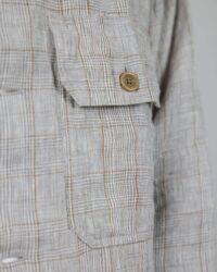 Seuvas Linen Utility Shirt - Grey