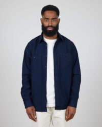 Seuvas Chambray Work Shirt - Dark Indigo