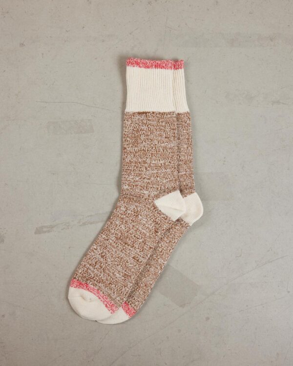 Alberton Japan Duck Socks - Brown