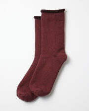 RoToTo Double Face Cozy Sleeping Socks “Extra Fine Merino” - Wine/Bordeaux