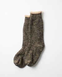 RoToTo Double Face Socks - Black/Brown