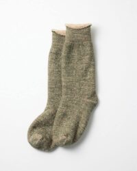 RoToTo Double Face Socks - Green/Brown