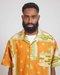 Gypsy & Sons Bandanna Patchwork Shirt - Orange