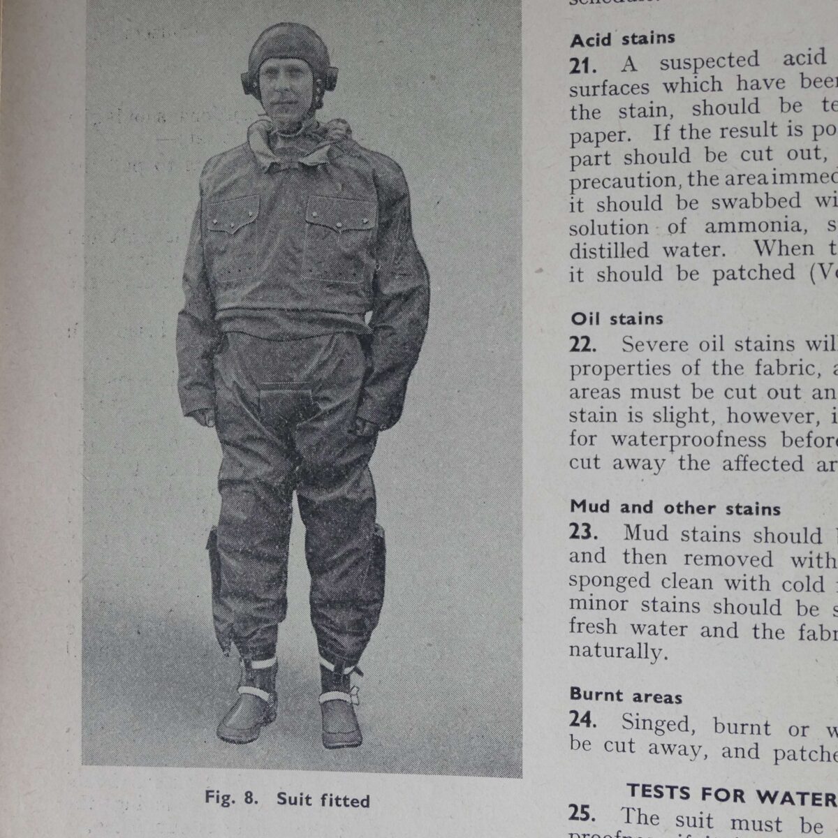 Ventile immersion suits