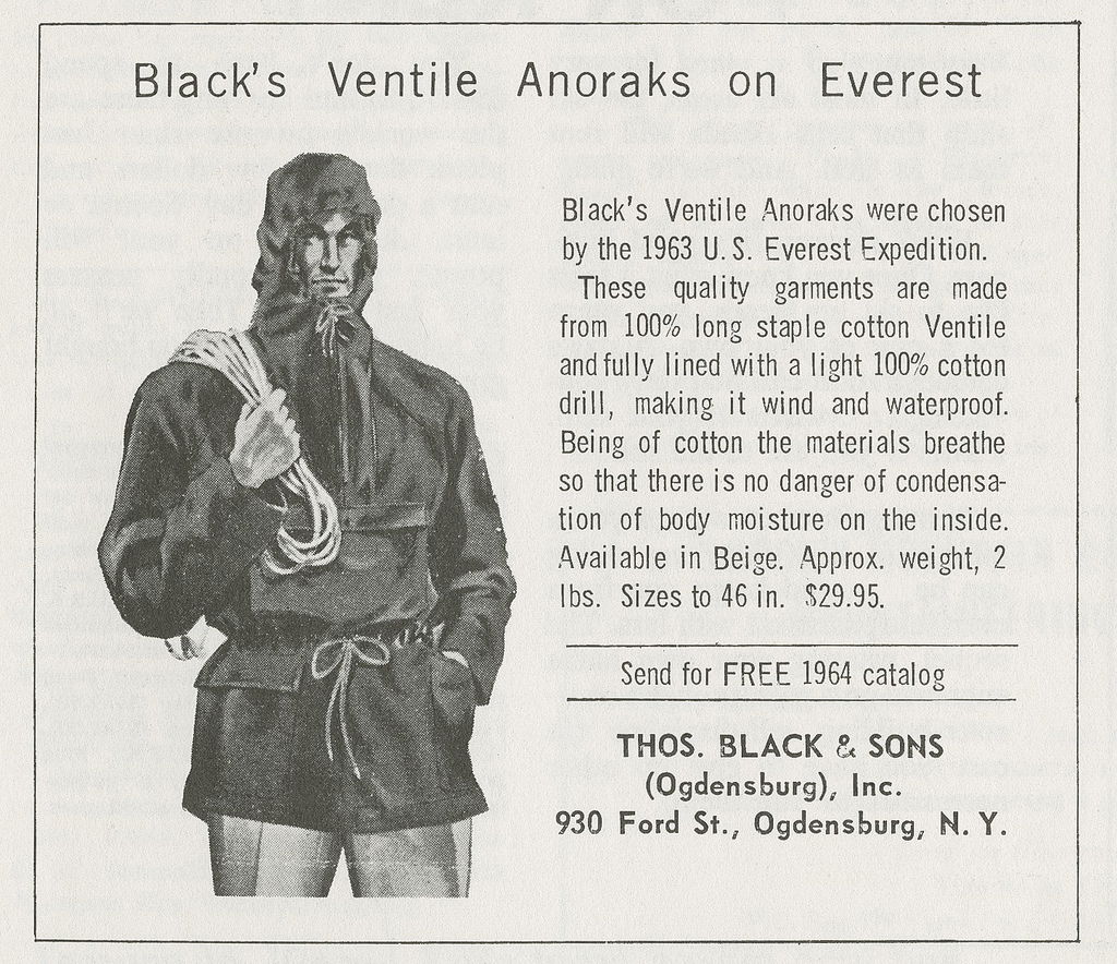 Black of Greenock advert c.1960s