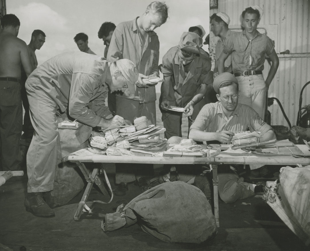 USN post office at Iwo Jima