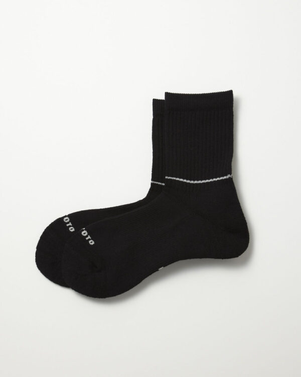 RoToTo Allrounder Merino Crew Sock - Black