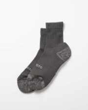 RoToTo Everyday Pile Mini Crew Sock - Charocal