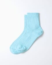 RoToTo Linen Cotton Ankle Socks - Sky Blue
