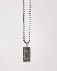 Red Rabbit Trading Co. Hand-Stamped Sterling Tab Pendant
