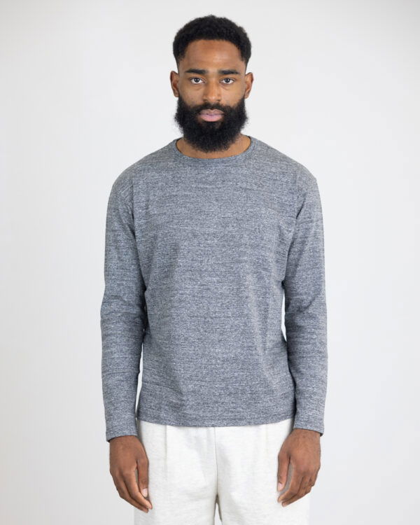 Riding High Custom Loopwheel LS Tee - Charcoal