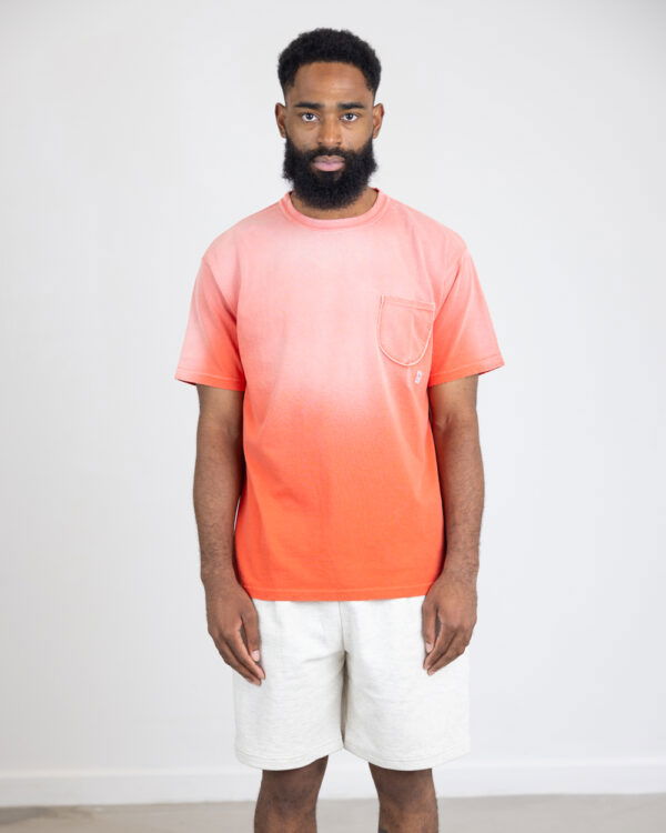 Riding High Jersey Sun Fade Tee - Orange