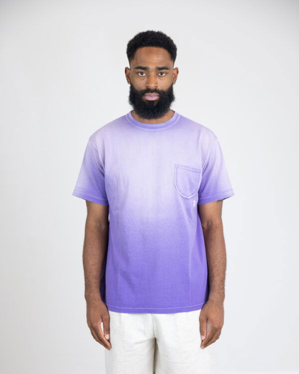 Riding High Jersey Sun Fade Tee - Purple
