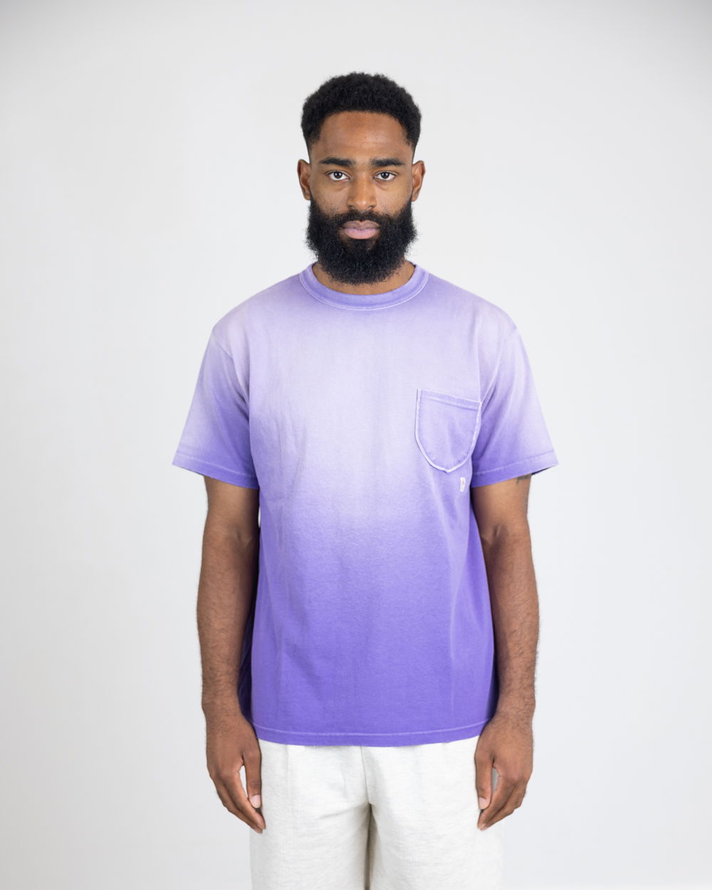 Riding High Jersey Sun Fade Tee - Purple