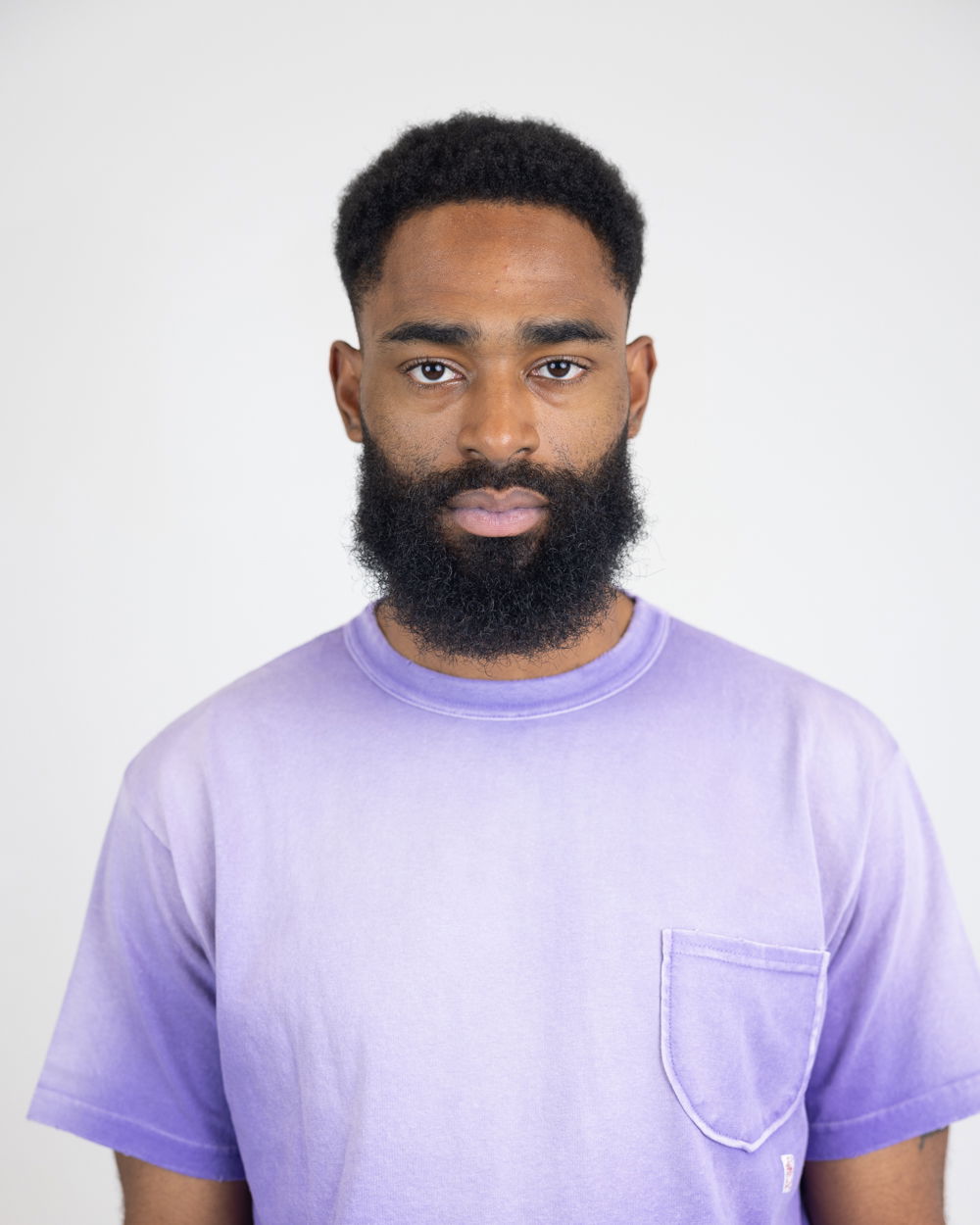 Riding High Jersey Sun Fade Tee - Purple