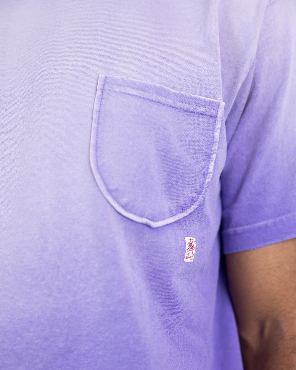 Riding High Jersey Sun Fade Tee - Purple