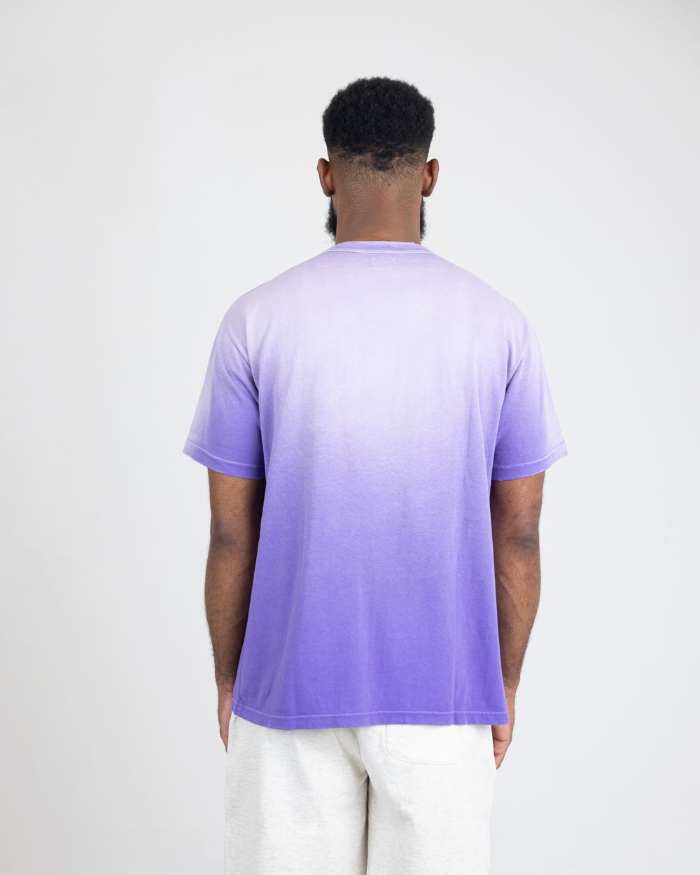 Riding High Jersey Sun Fade Tee - Purple