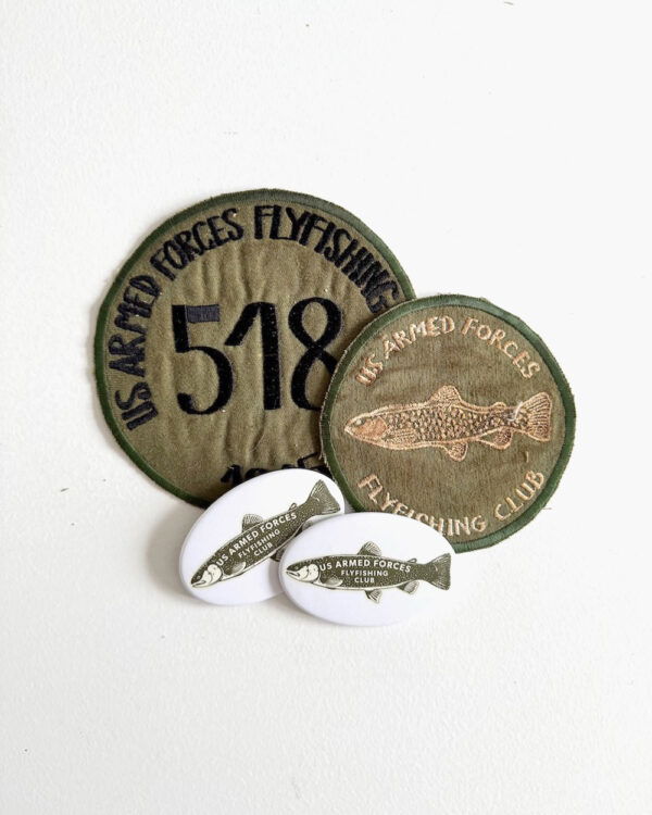 Papa Nui Armed Forced Fly Fishing Patch Set