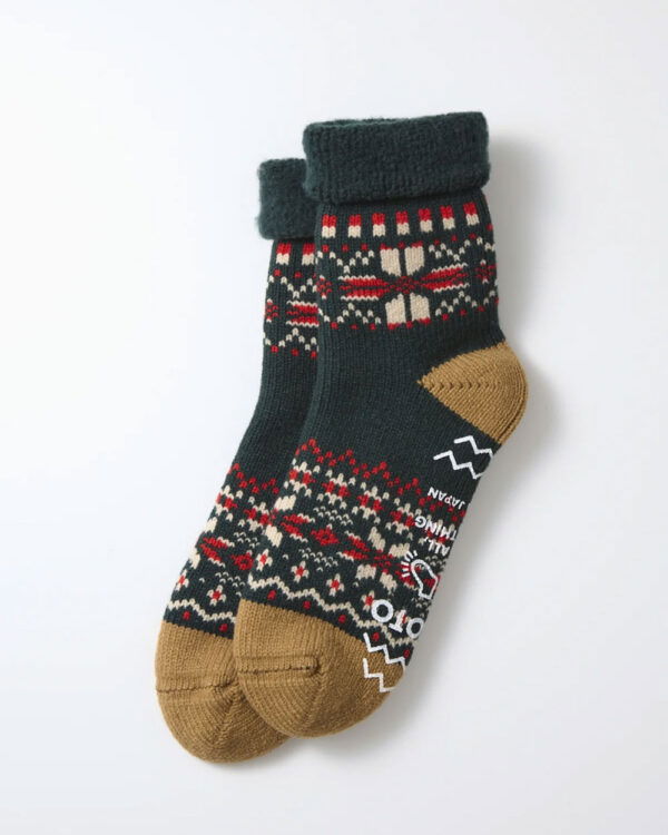 RoToTo Comfy Room Socks “Snowflake”