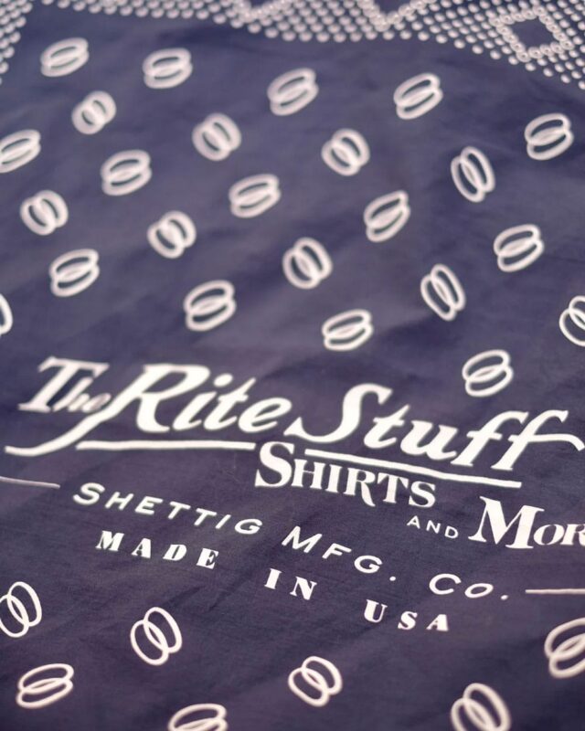 The Rite Stuff Twin Ring 1930s-Style Selvedge Bandanna