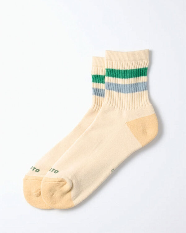 RoToTo Retro Athletic Ankle Socks