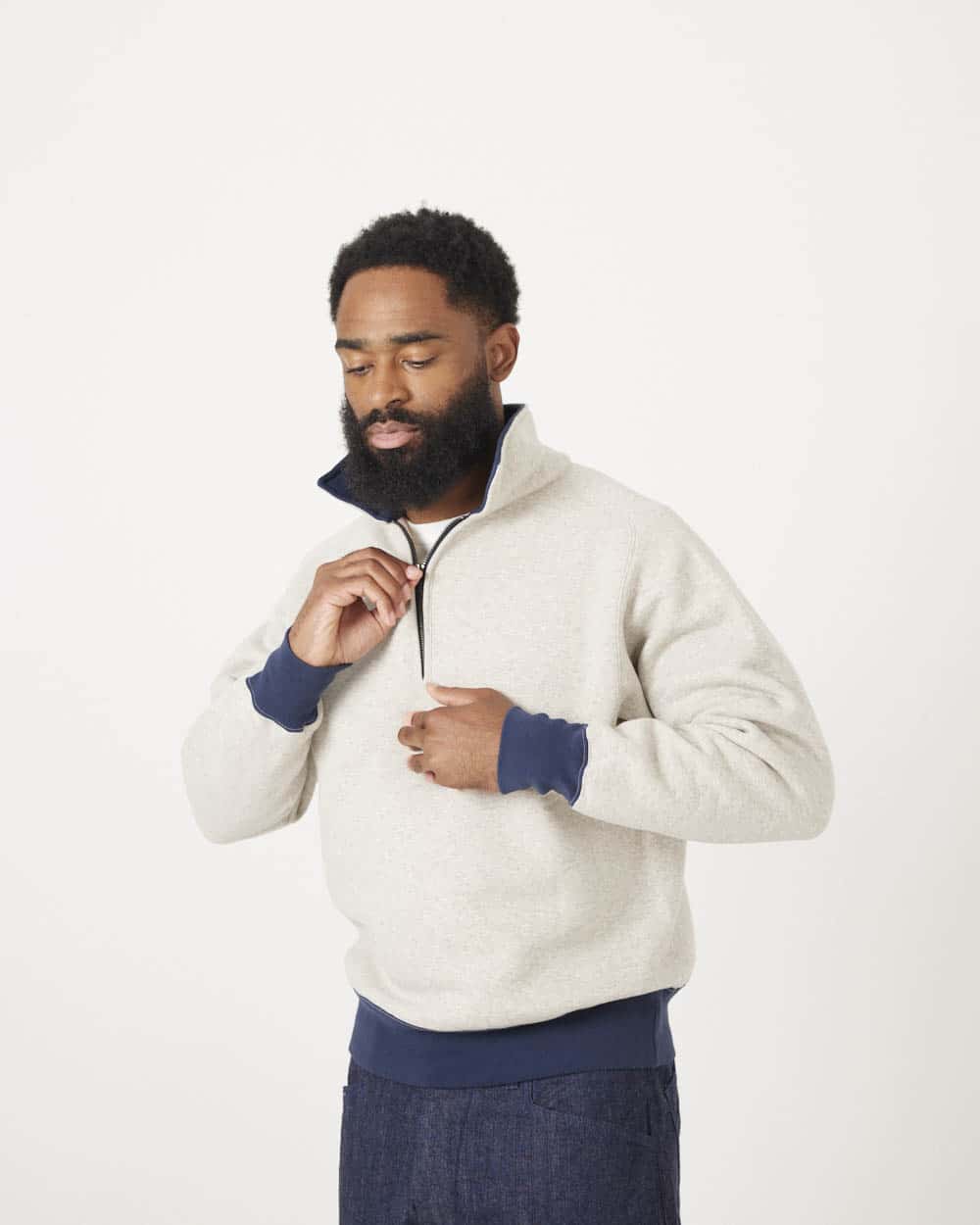 Riding High Azuma Tube Fleece Half Zip Sweat