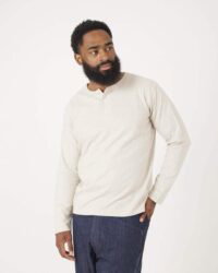 Riding High Tokyo Loopwheel Henley L/S Tee