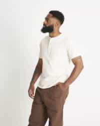 Loop & Weft Loopwheeled Classic Henley