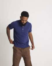 Loop & Weft Loopwheeled Classic Henley