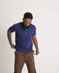 Loop & Weft Loopwheeled Classic Henley