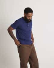 Loop & Weft Loopwheeled Classic Henley