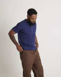 Loop & Weft Loopwheeled Classic Henley