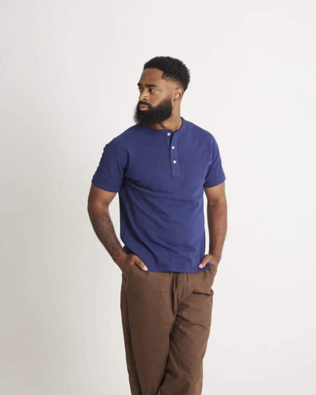 Loop & Weft Loopwheeled Classic Henley