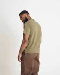 Loop & Weft Loopwheeled Shoulder Taped Crew