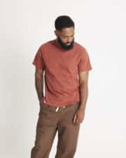 Loop & Weft Loopwheeled Shoulder Taped Crew
