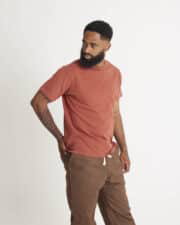 Loop & Weft Loopwheeled Shoulder Taped Crew