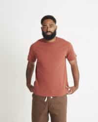Loop & Weft Loopwheeled Shoulder Taped Crew