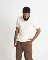 Loop & Weft Loopwheeled Shoulder Taped Crew