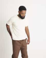 Loop & Weft Loopwheeled Shoulder Taped Crew