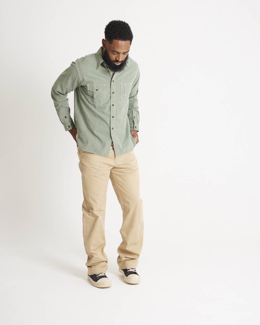 The Rite Stuff Railhead Salt & Pepper Work Shirt
