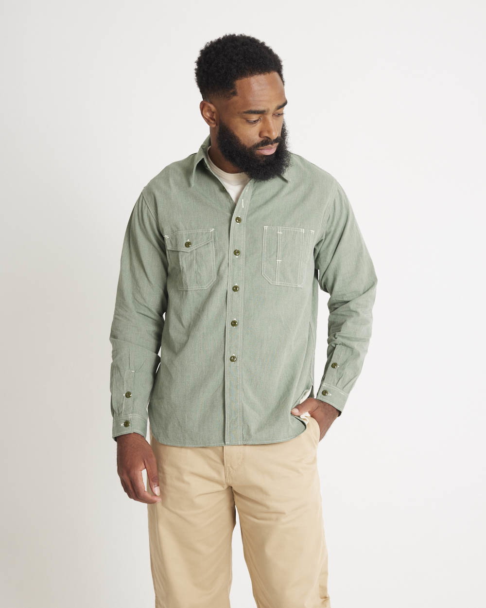 The Rite Stuff Railhead Salt & Pepper Work Shirt