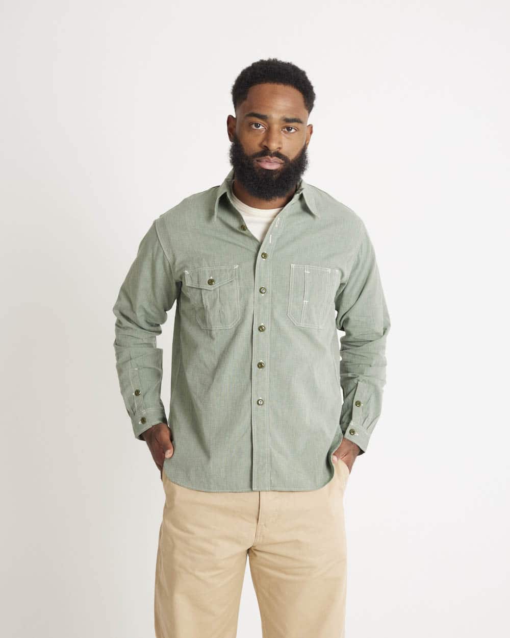 The Rite Stuff Railhead Salt & Pepper Work Shirt